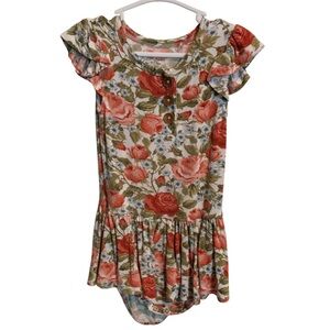 Posh Peanut Pink and Green Floral Twril